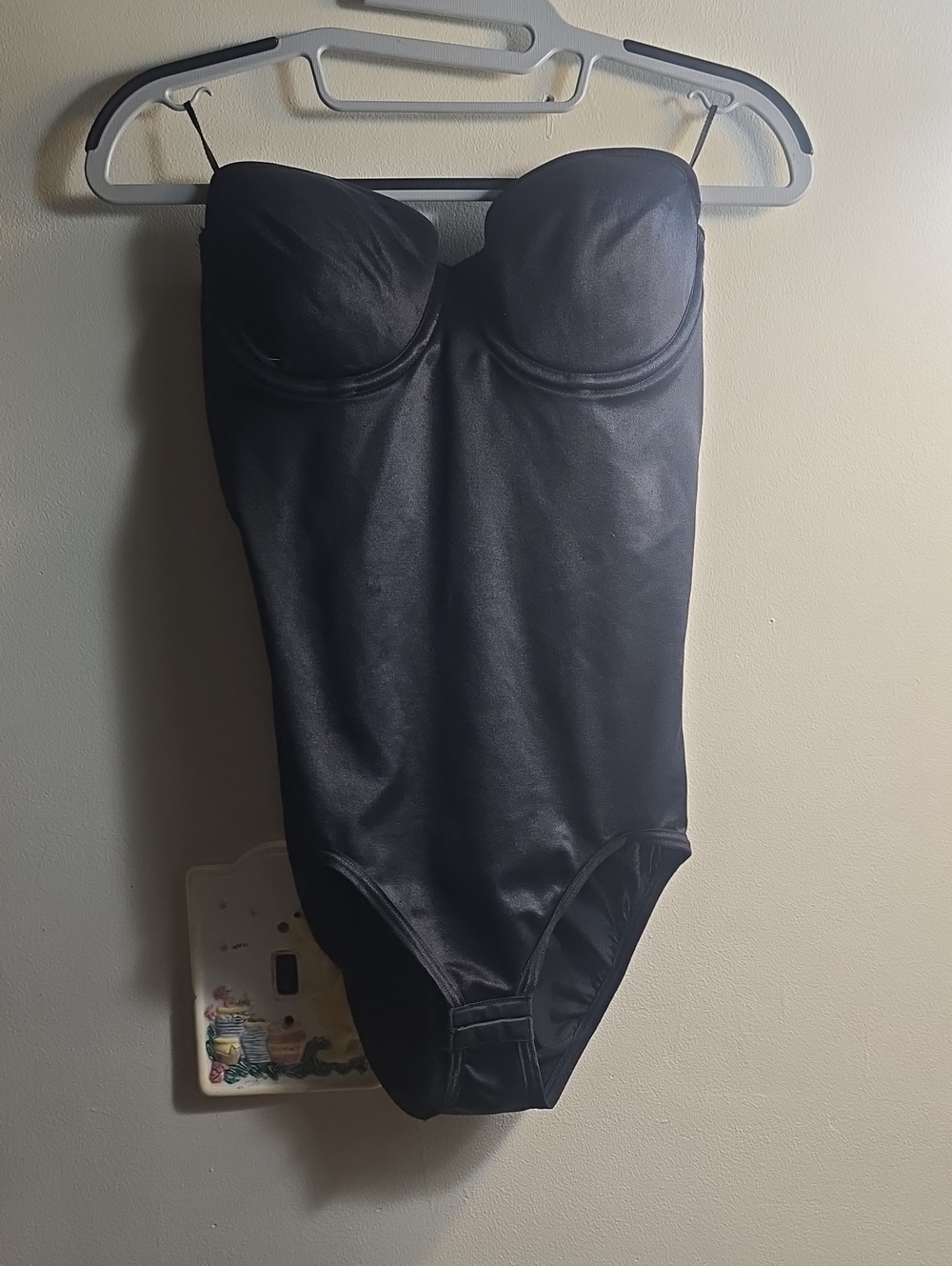 Victoria Secret Strapless Optional Body Suit Built In Bra